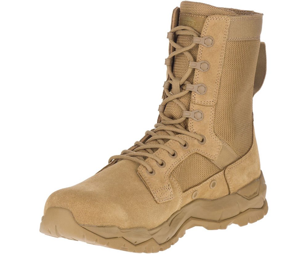 Merrell Boots Khaki - MQC 2 Tactical Wide Width - Mens 87HGQRIDY